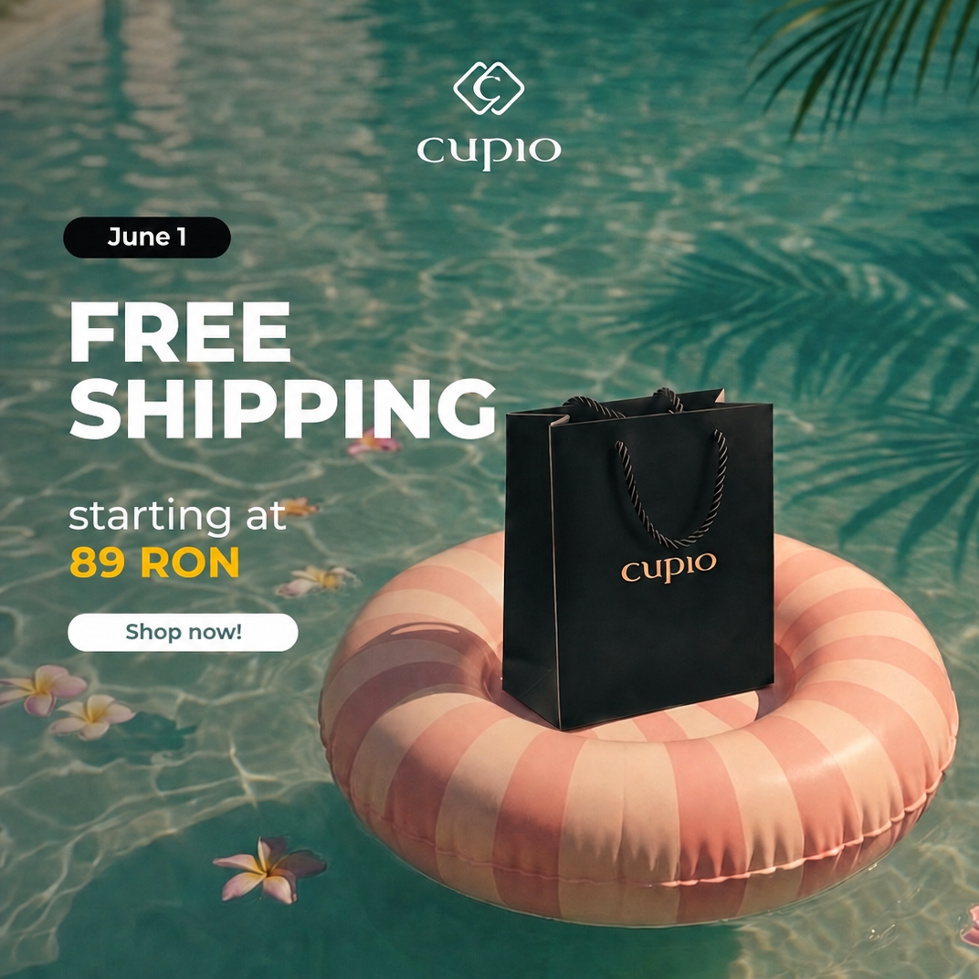Cupio Meta ad: free shipping from 89 RON